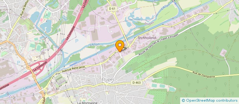 localisation de l'entreprise D&D  BROGNARD