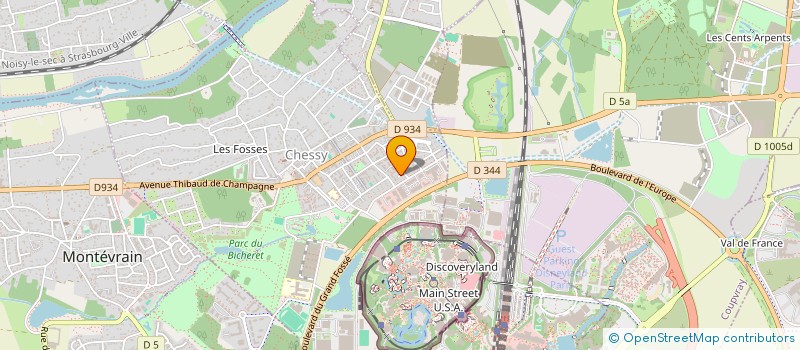 localisation de l'entreprise D&D  CHESSY