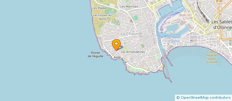 localisation de l'entreprise D&D à LES SABLES D'OLONNE