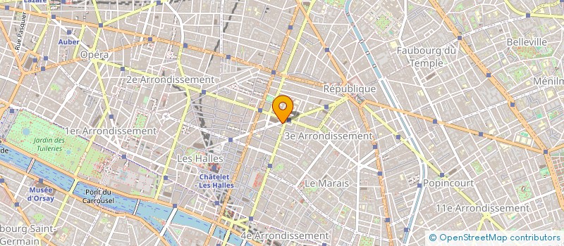 localisation de l'entreprise D&D  PARIS