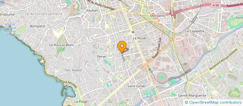 localisation de l'entreprise D.D.A.F. à MARSEILLE