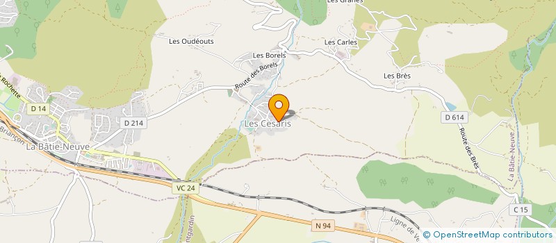 localisation de l'entreprise D.D.C (DEVIS DIAGNOSTIC COMPARATIF)  CHORGES