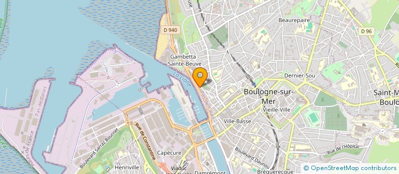 localisation de l'entreprise D D C M à BOULOGNE-SUR-MER