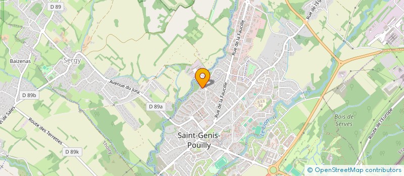 localisation de l'entreprise D&D CAFE à SAINT-GENIS-POUILLY