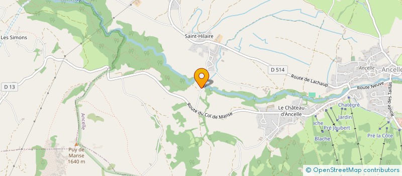 localisation de l'entreprise D D D  LA ROCHE DES ARNAUDS