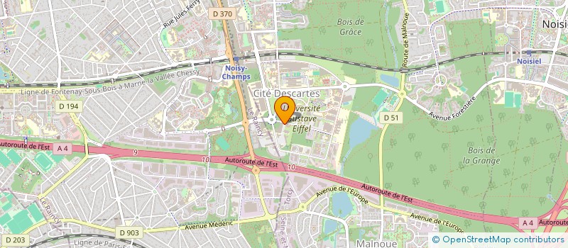 localisation de l'entreprise D&D DESTRUCTION ET DIGITALISATION  CHAMPS-SUR-MARNE