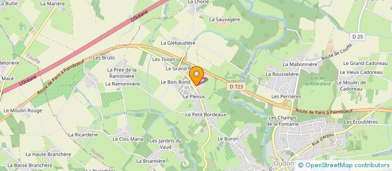 localisation de l'entreprise D&D DEVELOPPEMENT  OUDON