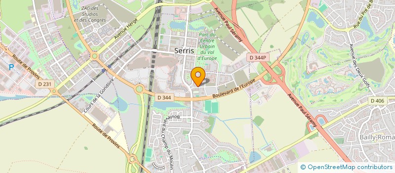 localisation de l'entreprise D. D. ELEC à SERRIS