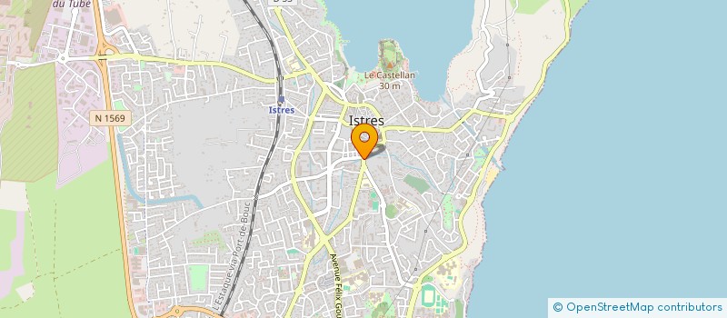 localisation de l'entreprise D.D.F.  ISTRES