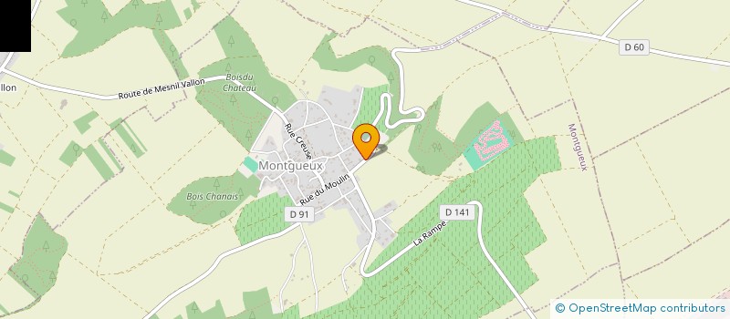 localisation de l'entreprise D.D.G.  MONTGUEUX