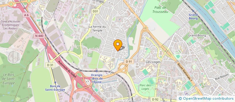 localisation de l'entreprise D.D.I CONSEIL à RIS-ORANGIS