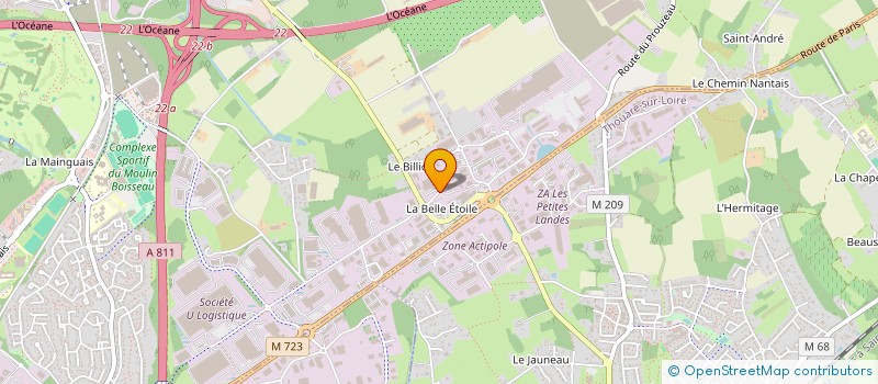 localisation de l'entreprise D.D.I. DRENO DEVELOP INVESTISSEMENTS  CARQUEFOU