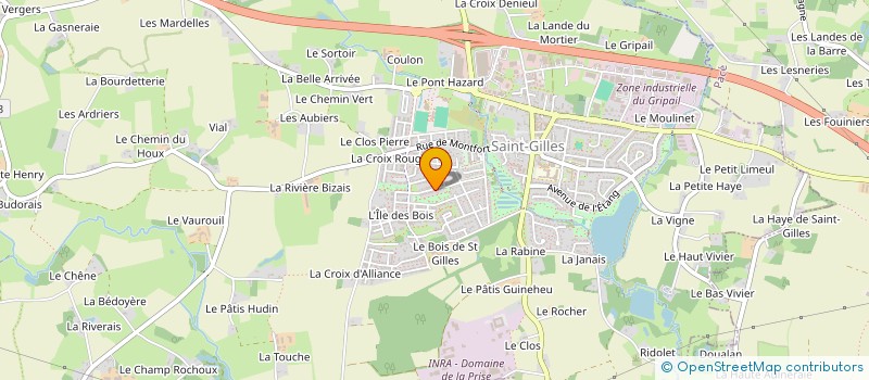 localisation de l'entreprise D&D INVEST à SAINT-GILLES