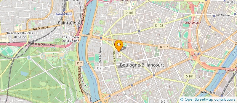 localisation de l'entreprise D.D.L. PROMOTION à BOULOGNE-BILLANCOURT