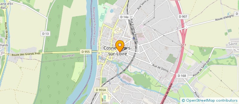 localisation de l'entreprise D & D MATERIAUX à COSNE-COURS-SUR-LOIRE