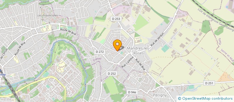 localisation de l'entreprise D.D.N. à MANDRES-LES-ROSES
