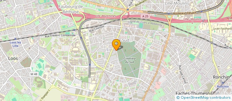 localisation de l'entreprise D.D.P. à LILLE