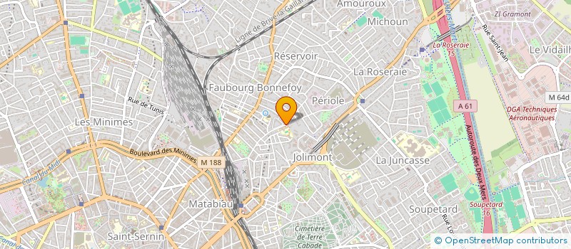 localisation de l'entreprise D.D POSE à TOULOUSE