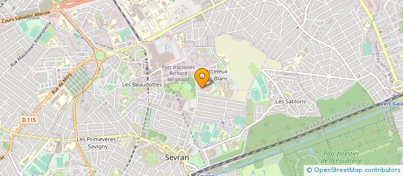 localisation de l'entreprise D&D PRESTIGE PARIS à SEVRAN