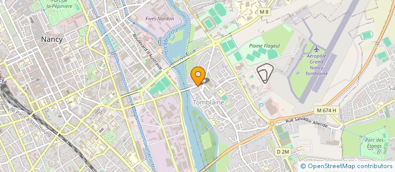 localisation de l'entreprise D.D.S.  TOMBLAINE