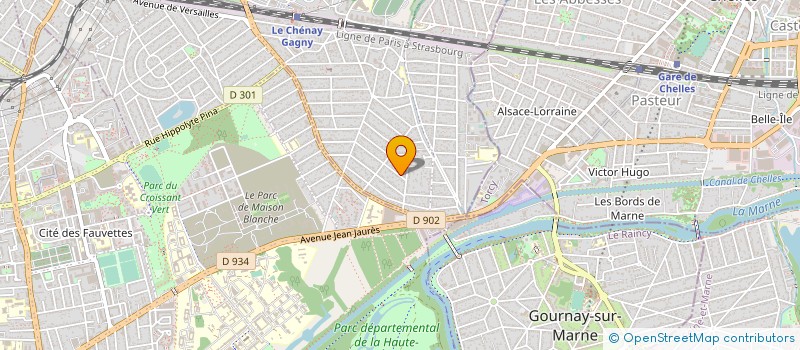 localisation de l'entreprise D.D.S.C. à GAGNY