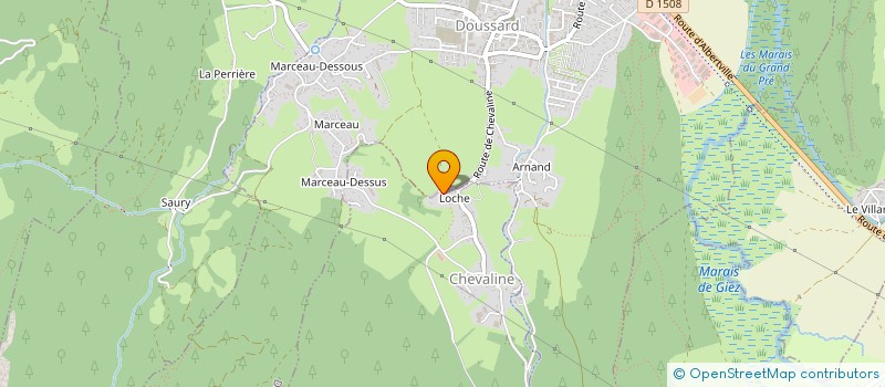 localisation de l'entreprise D&D SCI  TALLOIRES-MONTMIN