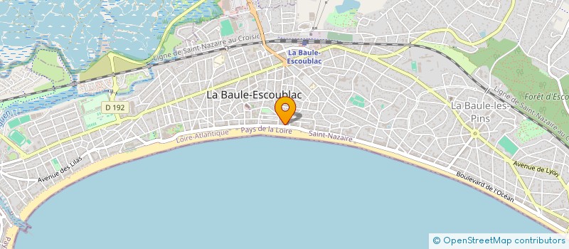 localisation de l'entreprise D & D TURCO & CO à LA BAULE-ESCOUBLAC