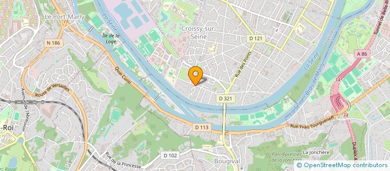 localisation de l'entreprise D.DAL CONCEPT à CROISSY-SUR-SEINE