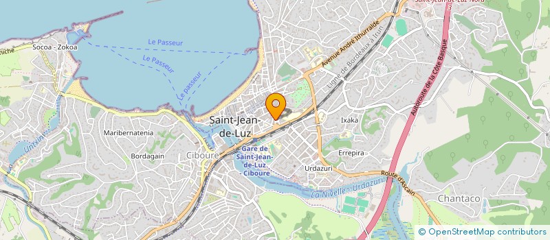 localisation de l'entreprise D DALUS AEROSPACE à SAINT-JEAN-DE-LUZ