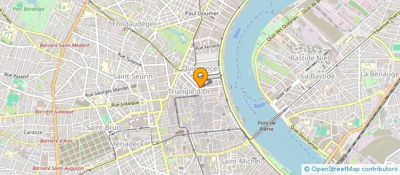 localisation de l'entreprise D.DAS INVEST à BORDEAUX