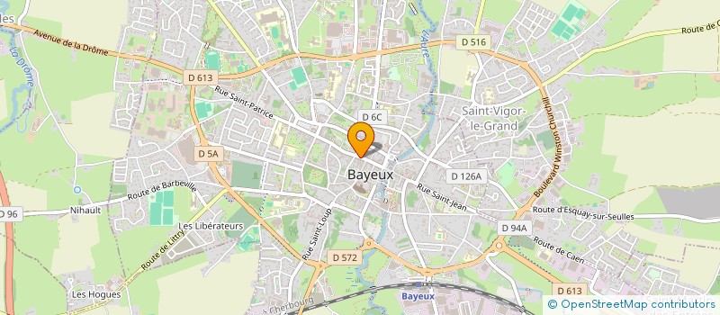 localisation de l'entreprise D-DAY NORMANDY GUIDE  BAYEUX