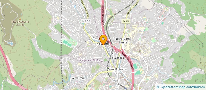 localisation de l'entreprise D DELICES à LES PENNES-MIRABEAU