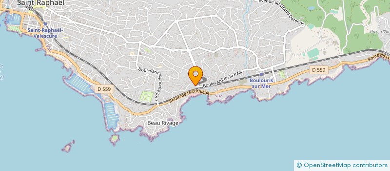 localisation de l'entreprise D DIAG  SAINT-RAPHAEL