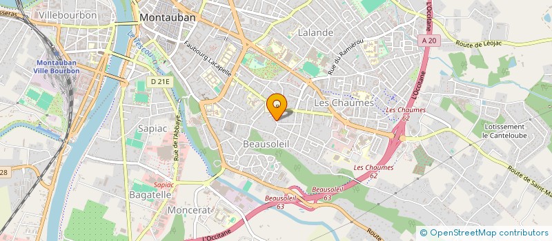 localisation de l'entreprise D.DISTRIBUTION  MONTAUBAN