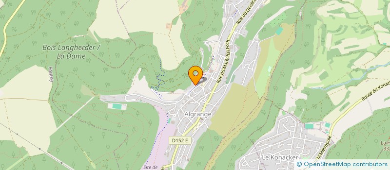 localisation de l'entreprise D@DMICRO  ALGRANGE