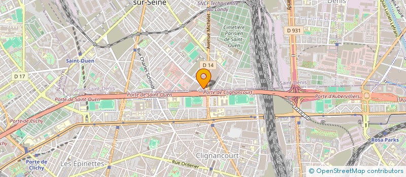 localisation de l'entreprise D.DOGS à SAINT-OUEN-SUR-SEINE