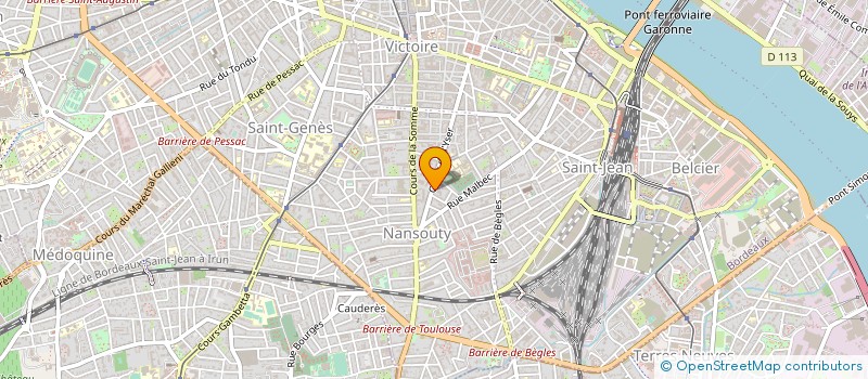 localisation de l'entreprise D'DTOURS à BORDEAUX