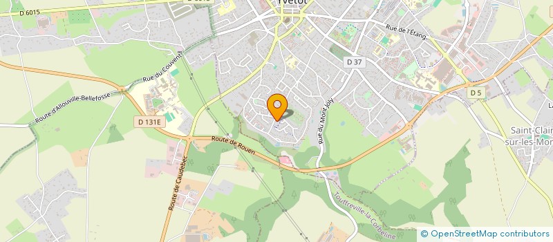 localisation de l'entreprise D.DUC & CO  YVETOT