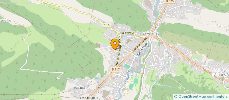 localisation de l'entreprise D & E à RAISSAC