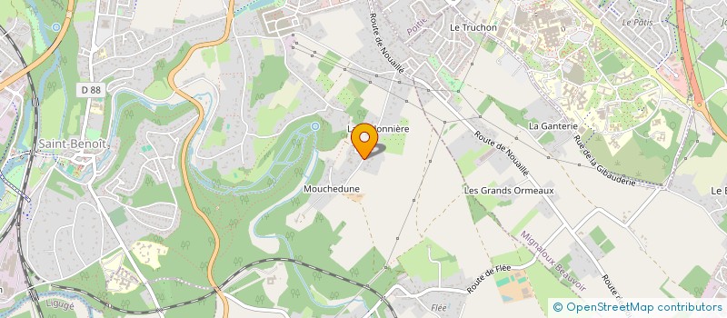 localisation de l'entreprise D&E  SAINT-BENOIT