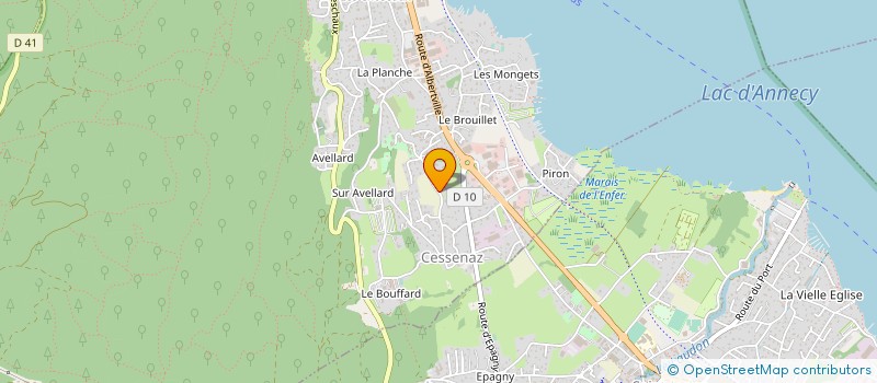 localisation de l'entreprise D E A à SEVRIER