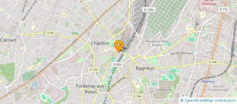 localisation de l'entreprise D E A à BAGNEUX