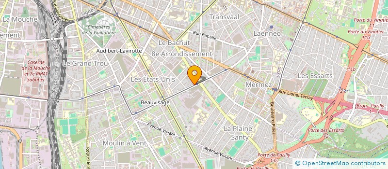 localisation de l'entreprise D.E.B. HOLDING  LYON