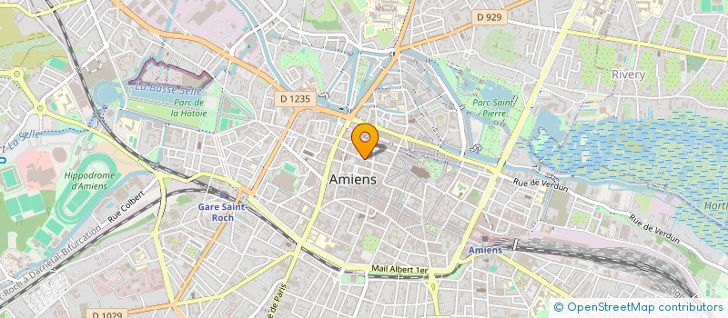 localisation de l'entreprise D.E.BOUCHEURS  AMIENS