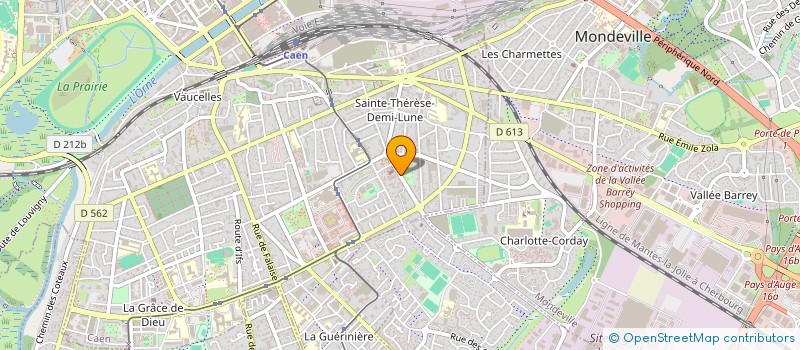 localisation de l'entreprise D.E.C à CAEN