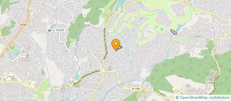 localisation de l'entreprise D.E.C.  SAINT-RAPHAEL