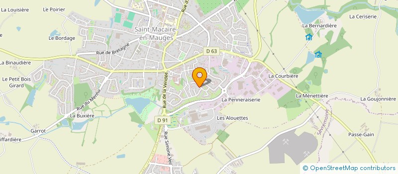 localisation de l'entreprise D.E.C à SEVREMOINE