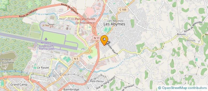 localisation de l'entreprise D.E.C.I à LES ABYMES
