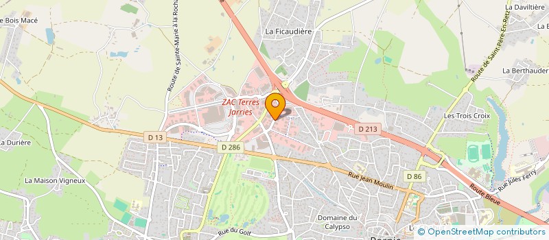 localisation de l'entreprise D E C O R A à PORNIC