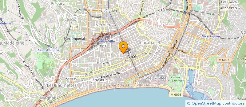 localisation de l'entreprise D.E.D.D.E.B à NICE